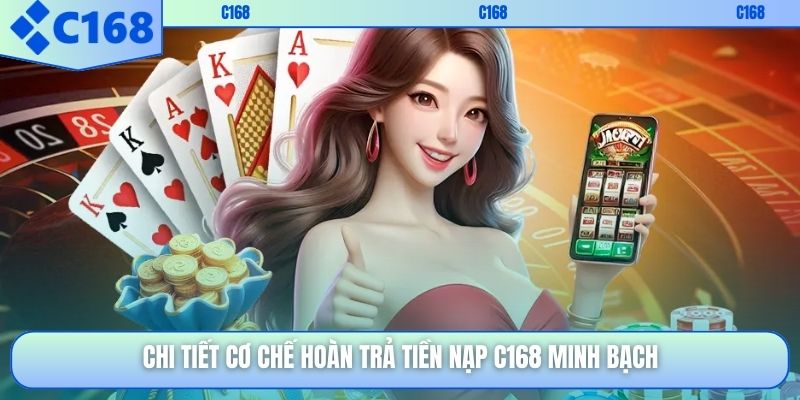 Chi tiết cơ chế hoàn trả tiền nạp C168 minh bạch